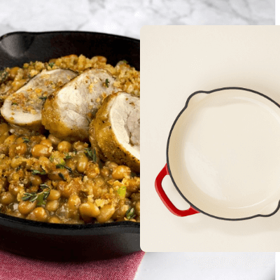 A Skillet-Worthy Ode to Stuffed Chicken Leg Cassoulet