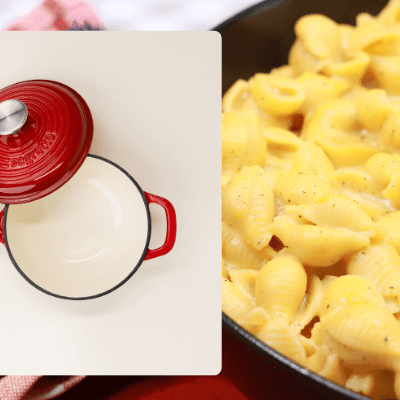 Butternut Squash Mac & Cheese for Your Cast-Iron Saucepan