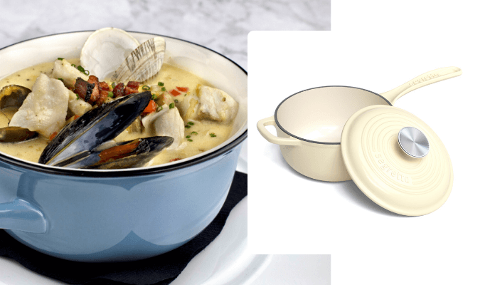Seafood Chowder (Segretto Saucepan Edition)
